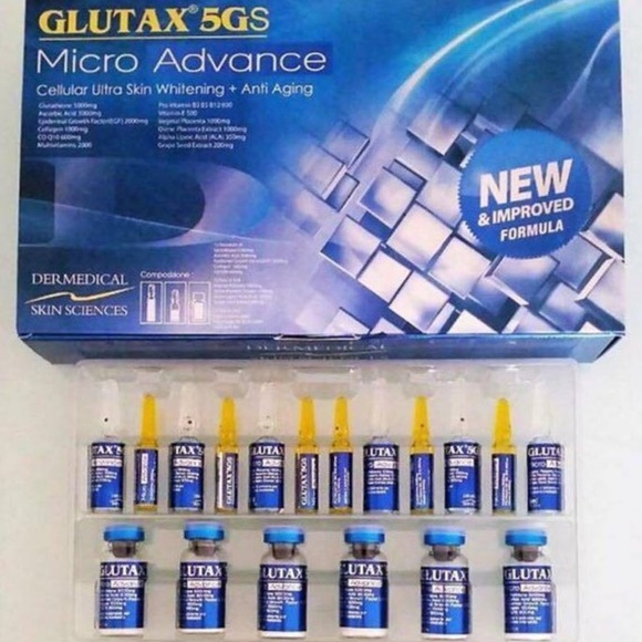 GLUTAX 5GS MICRO ADVANCE WHITENING INJECTION BLUE ORIGINAL